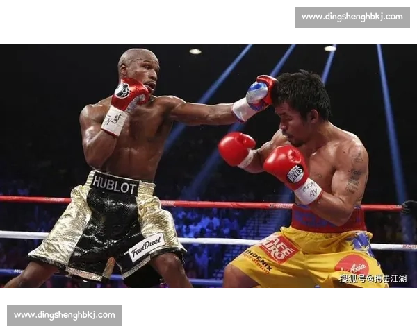 梅威瑟与嘴炮同框瞬间定格世纪拳坛巅峰对决风云引爆全球话题热潮